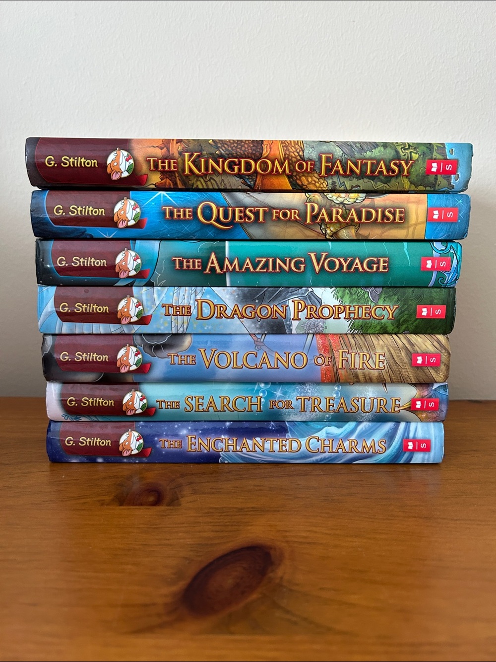 Set/7 Geronimo Stilton ‘Kingdom of Fantasy’ Books